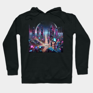 Neon Horizons Hoodie